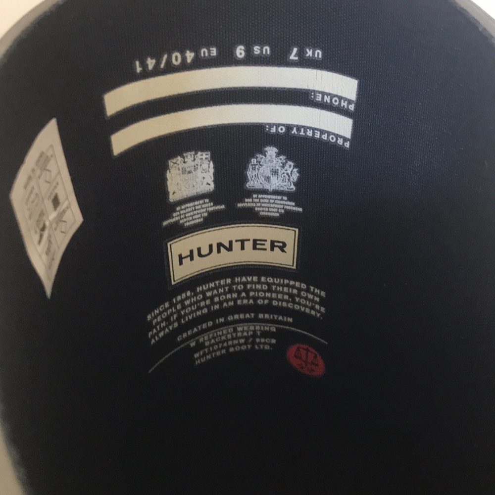 Tall Grey Hunter Boot - Women’s Size 9 - Picture 4 of 5